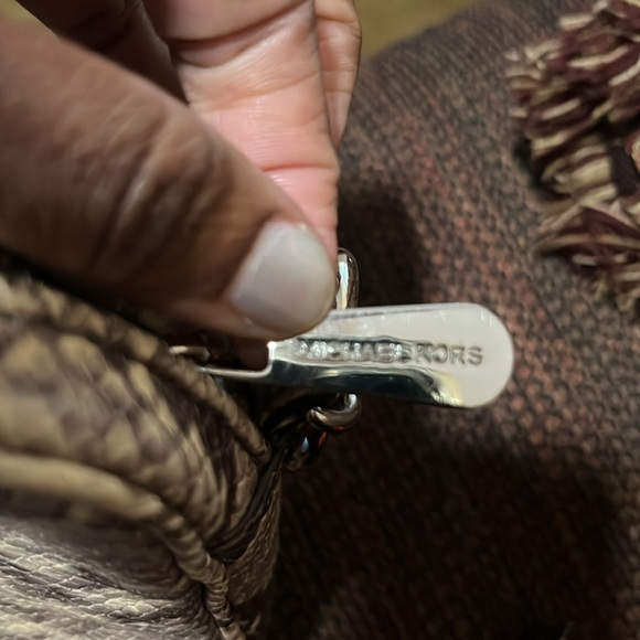 Michael Kors Snake Embossed Crossbody Bag - Picture 8 of 15